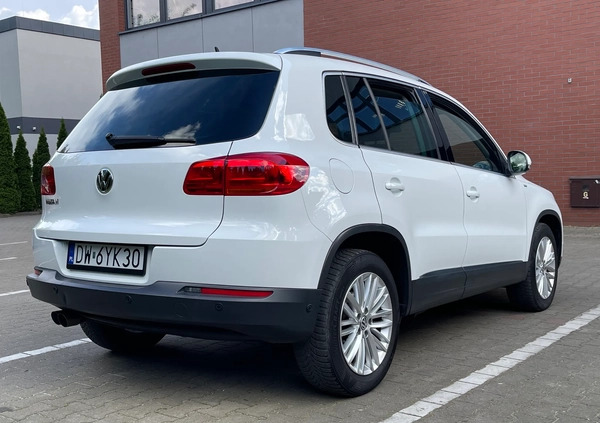 Volkswagen Tiguan cena 55800 przebieg: 135700, rok produkcji 2015 z Wrocław małe 631